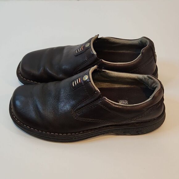 Merrell World Legend Stollen J45051 Men’s Size 8 Pebbled Brown Leather Loafers - Picture 3 of 15